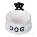Пользовательский логотип Printed Ceramic Pet Seard Dog Bowl
